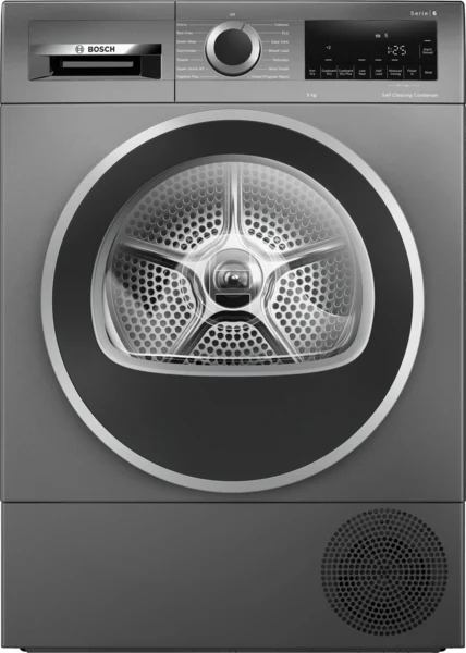 *OPEN BOX* Bosch Series 6, Heat pump tumble dryer, 9 kg - Cast Iron Grey | WQG245R1GB - Image 2
