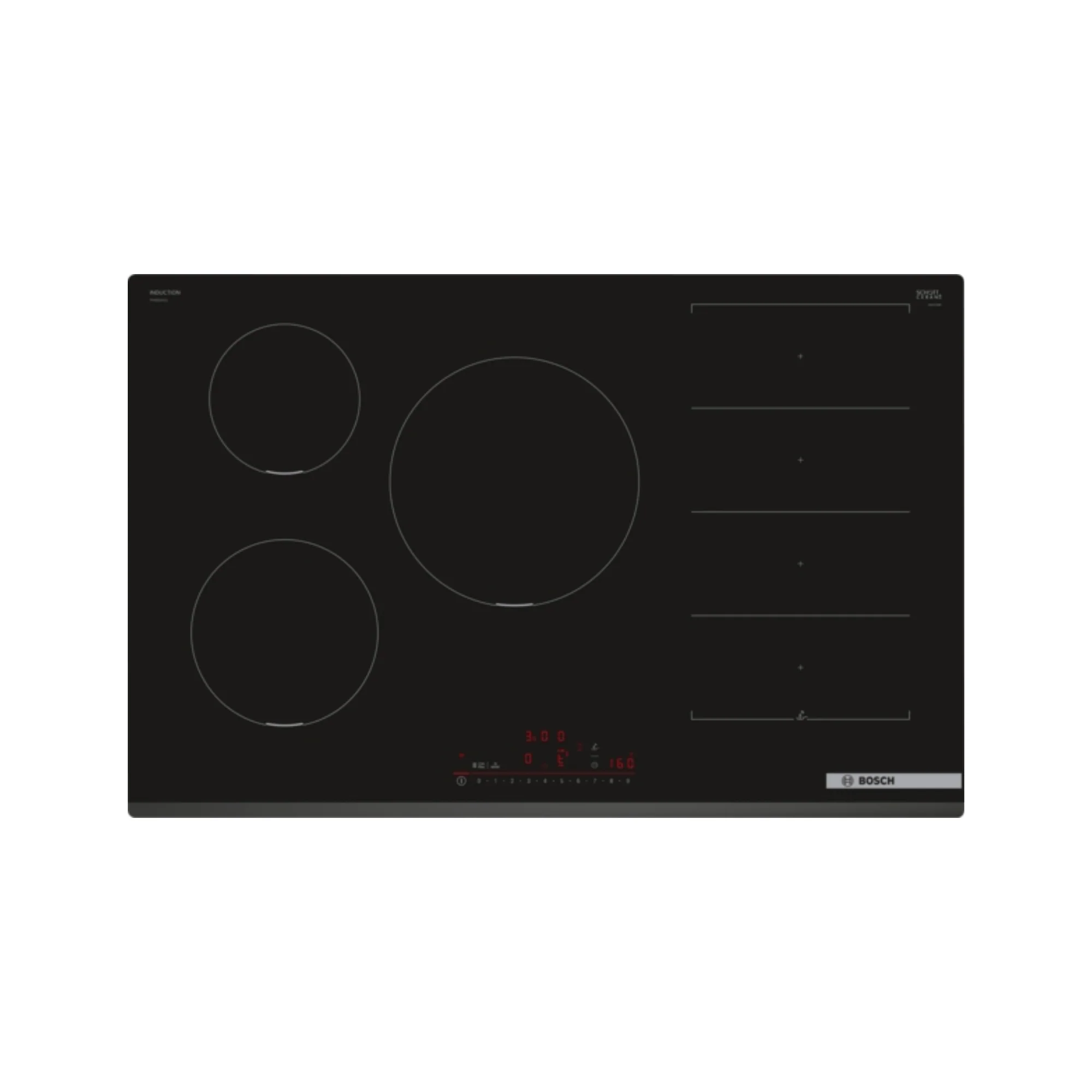 Bosch Series 6, Induction hob, 80 cm - Black | BSH PXV831HC1E