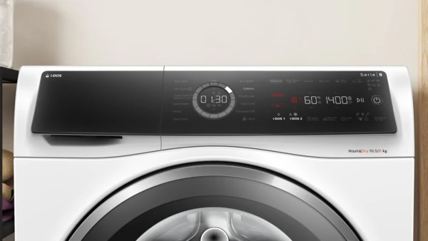 Bosch Series 8, Washer dryer, 10.5/6 kg, 1400 rpm | BSH WNC25410GB - Image 2