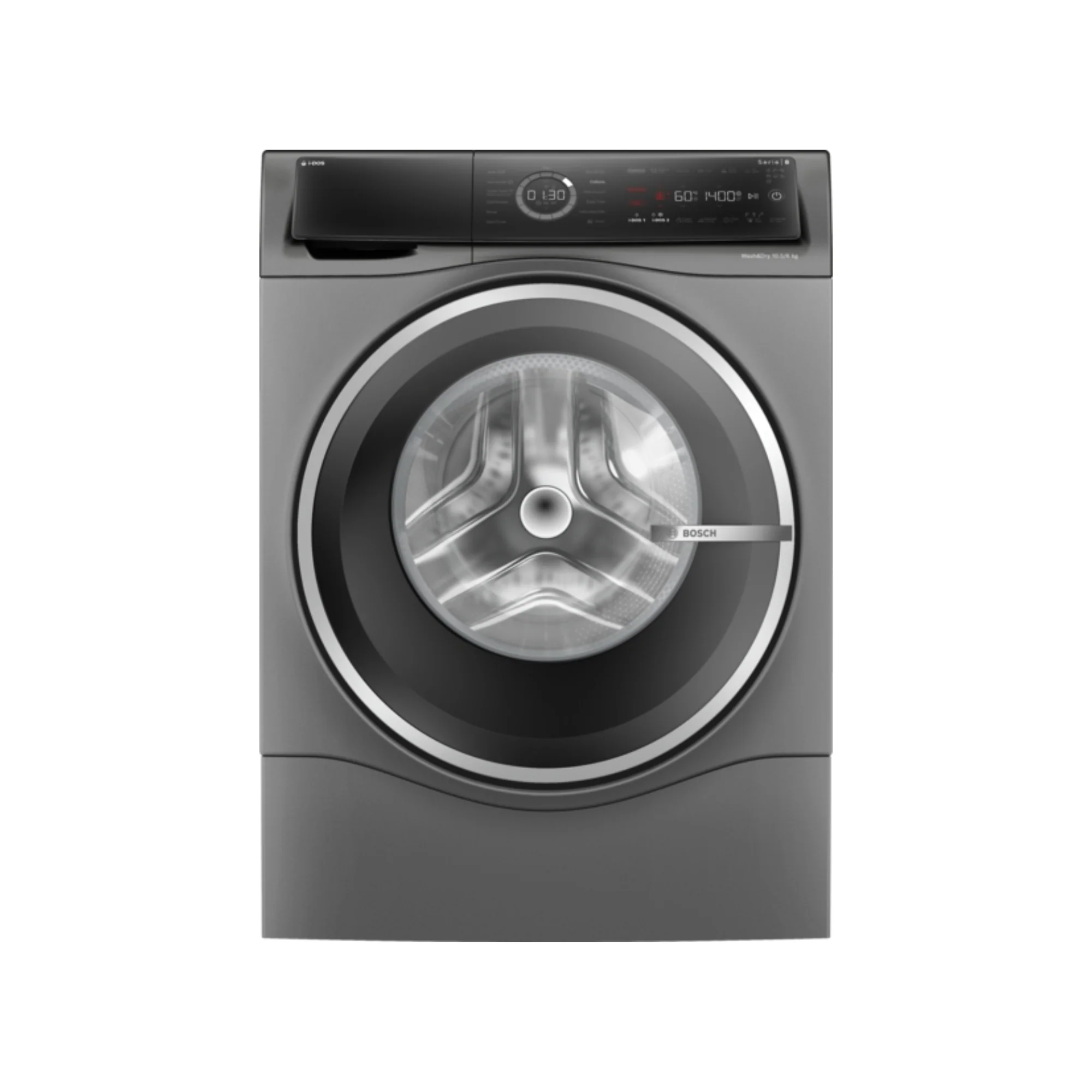 Bosch Series 8, Washer dryer, 10.5/6 kg, 1400 rpm | BSH WNC254ARGB