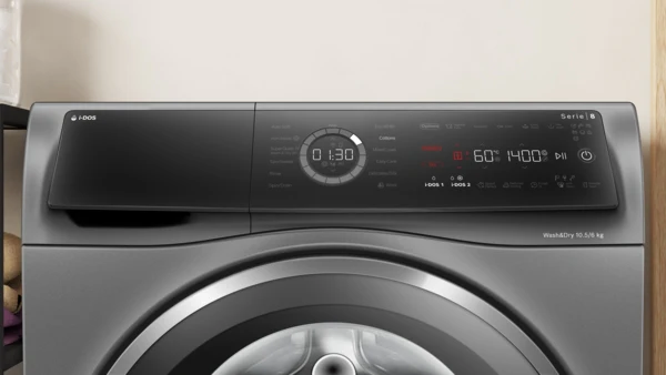 Bosch Series 8, Washer dryer, 10.5/6 kg, 1400 rpm | BSH WNC254ARGB - Image 2