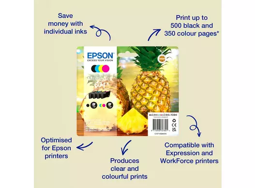 EPSON 604 Black Ink 3.4ML | C13T10G14010 - Image 3