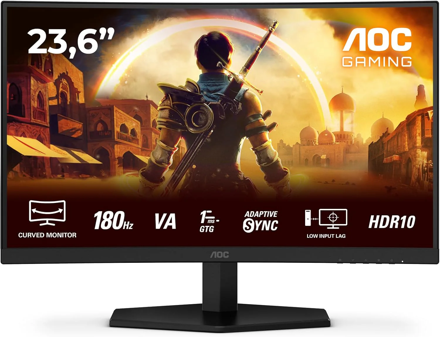 AOC 24” Gaming FHD Curved Monitor | C24G42E - Image 3