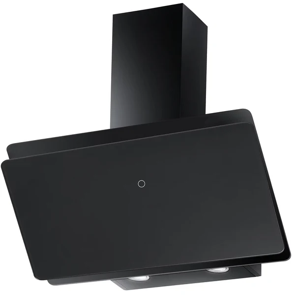 CATA 80cm Angled Glass Cooker Hood - Black || ICON80H