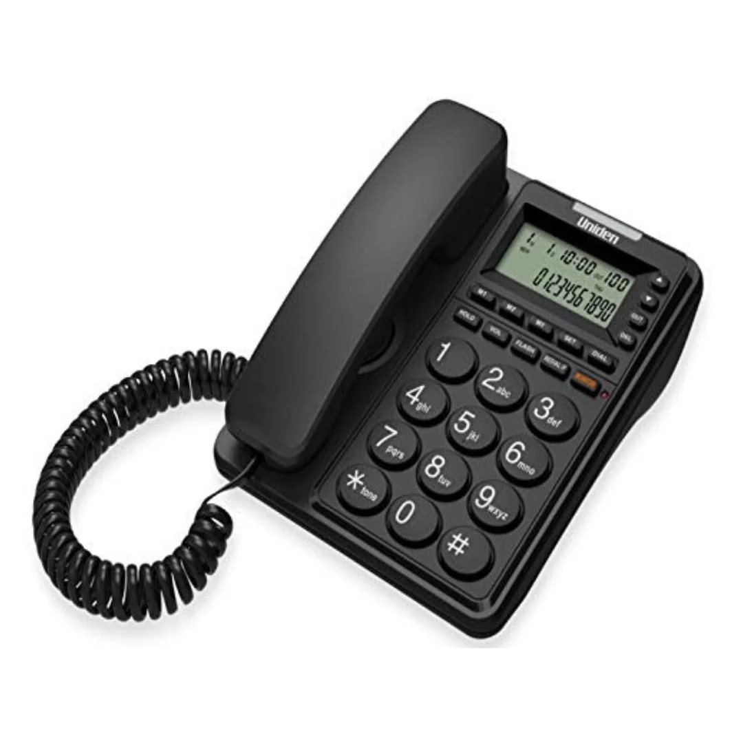 *OPEN BOX* Uniden 6409 Speaker Corded Phone - Black | CE6409B
