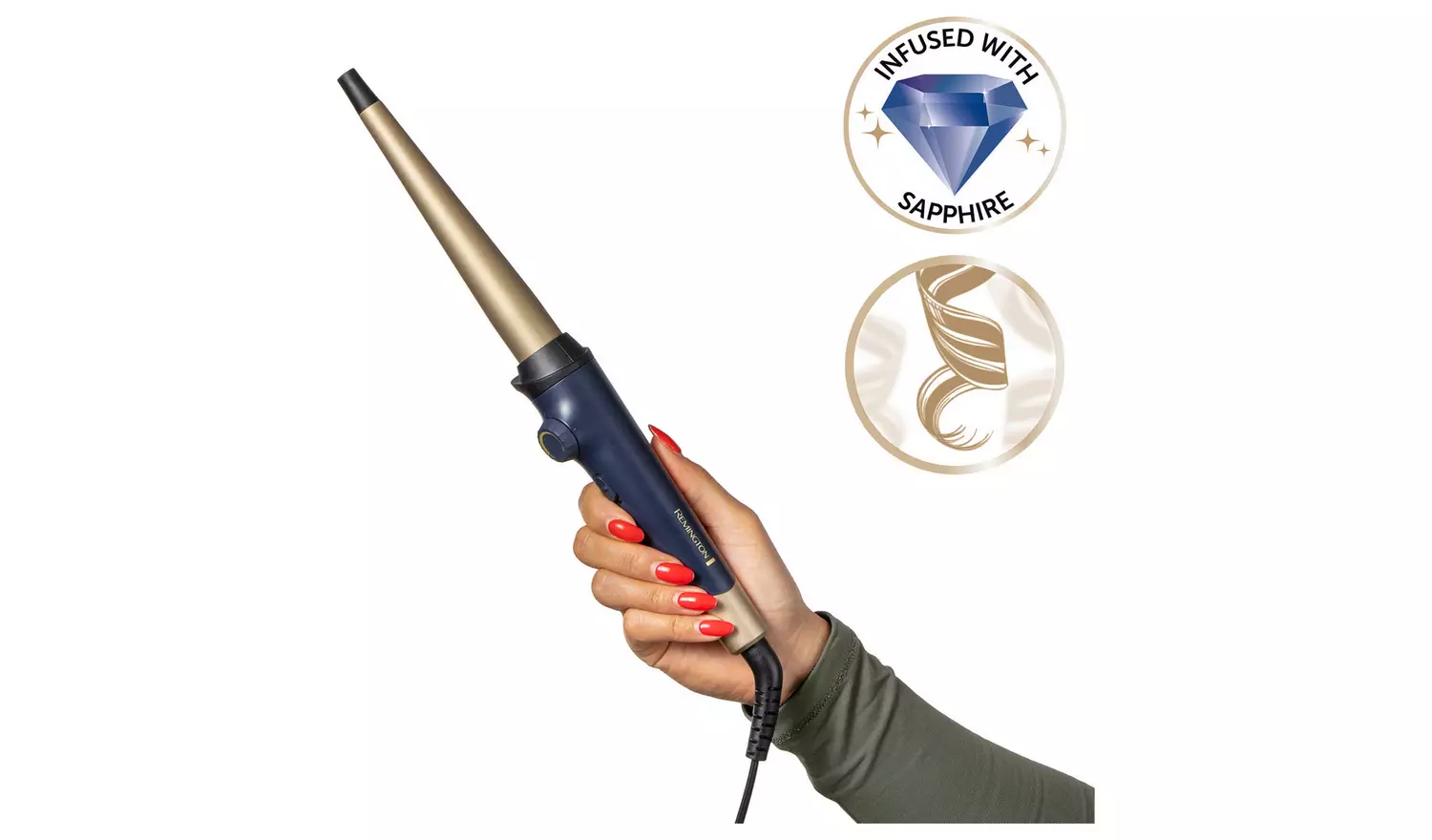 Remington Sapphire Luxe Curling Wand | CI5805 - Image 3