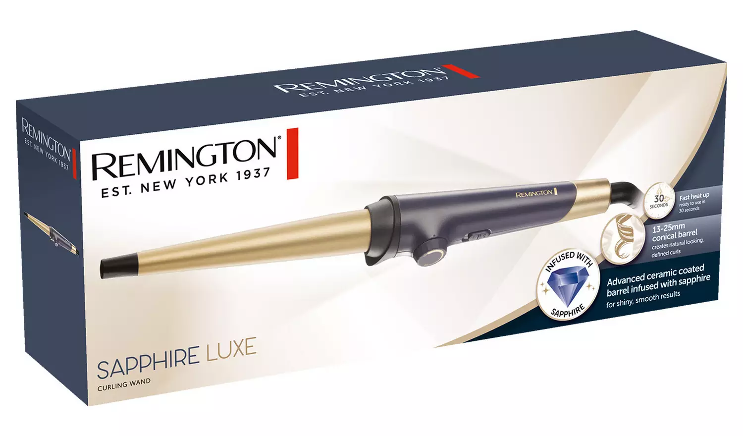 Remington Sapphire Luxe Curling Wand | CI5805 - Image 5