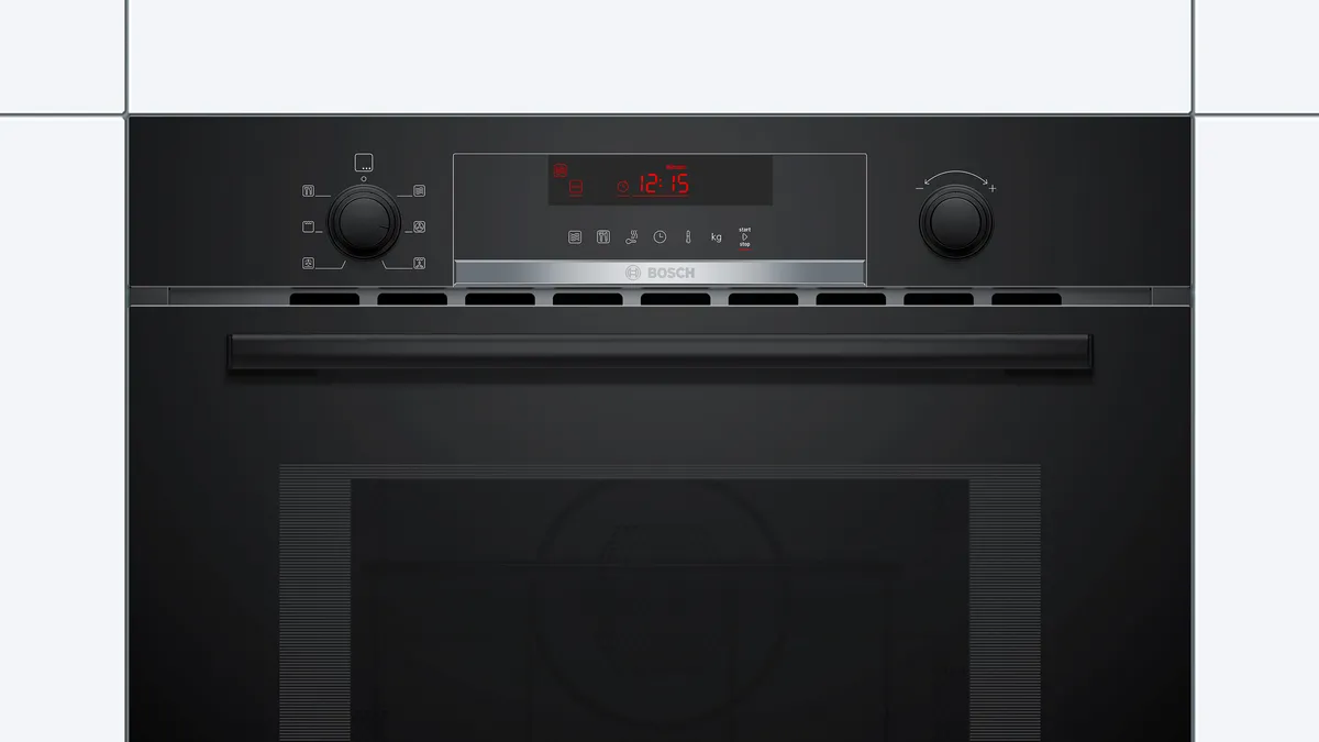 BOSCH Series 4 Built-in Microwave Oven with Hot Air 60 x 45 cm - Black | CMA583MB0B - Image 2