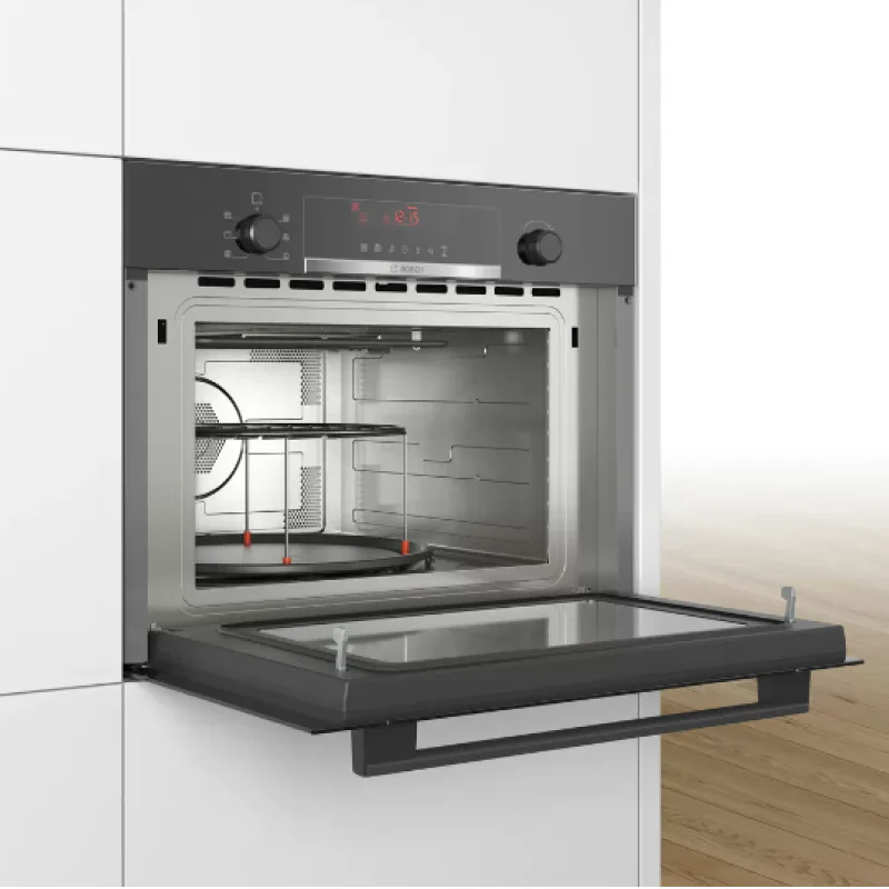 BOSCH Series 4 Built-in Microwave Oven with Hot Air 60 x 45 cm - Black | CMA583MB0B - Image 4