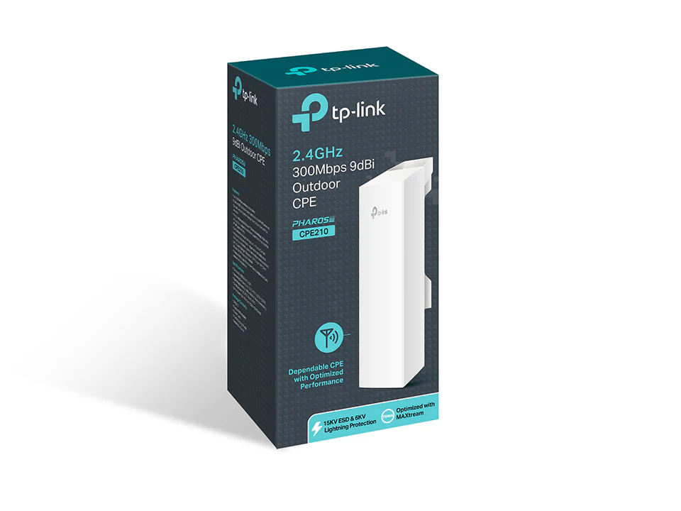 TP-Link Pharos Outdoor CPE 2.4Ghz 300Mbps -White || CPE210 - Image 4