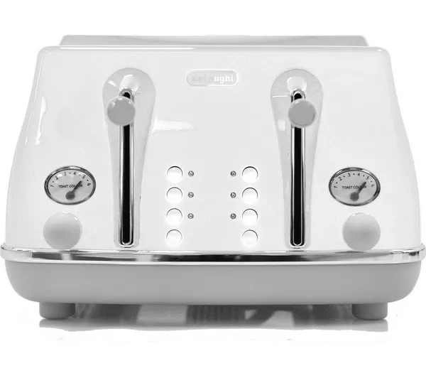 DELONGHI Icona Capitals 4 Slice - White | CTOC4003.W - Image 2
