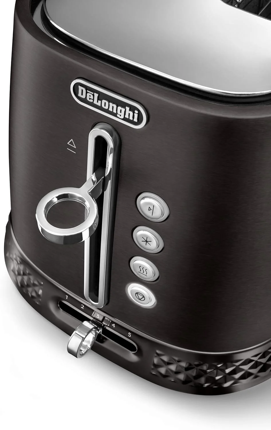 DeLonghi Diadema 2 Slice Toaster - Black | CTV3003.BK - Image 3