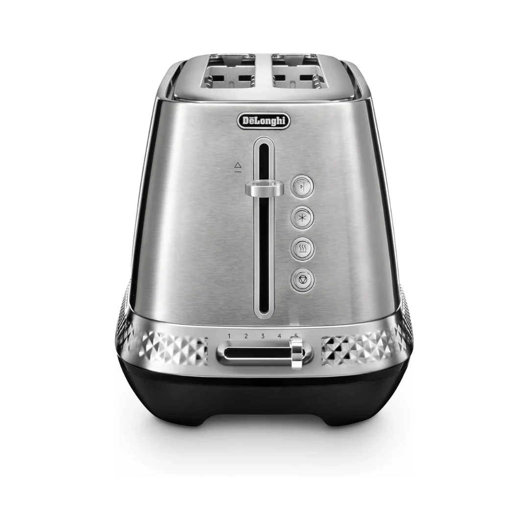 DeLonghi Diadema 2 Slice Toaster - Metal | CTV3003.M
