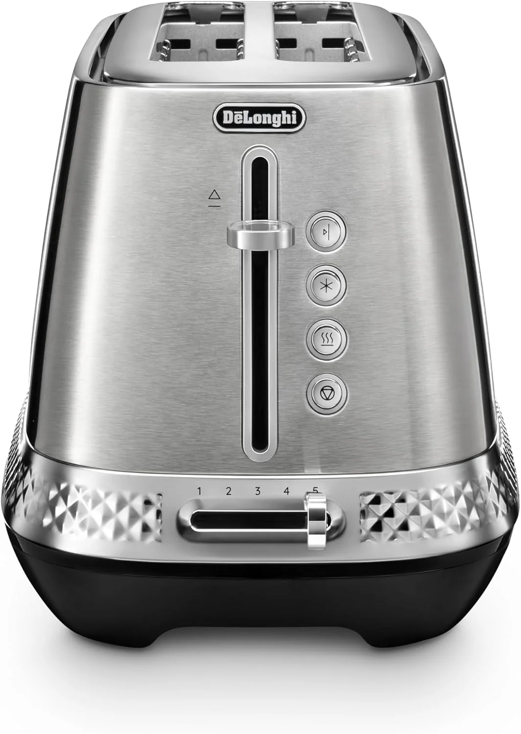 DeLonghi Diadema 2 Slice Toaster - Metal | CTV3003.M - Image 2