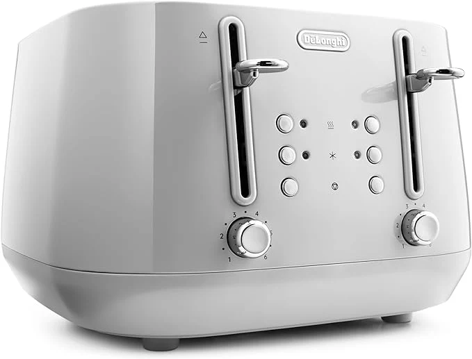 De'Longhi Eclettica 4 slice Toaster - White || CTY4003.W - Image 3