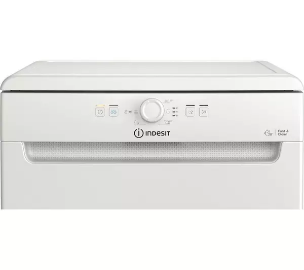 Indesit 14 Place Dishwasher Freestanding Dishwasher - White || D2FHK26UK - Image 3