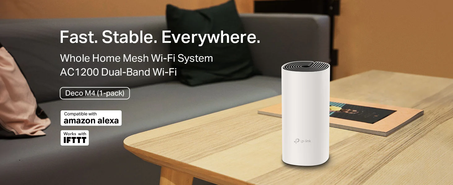 TP Link Deco AC1200 Whole Home Mesh WiFi System, Single Adaptor | DECO M4 1 - Image 7