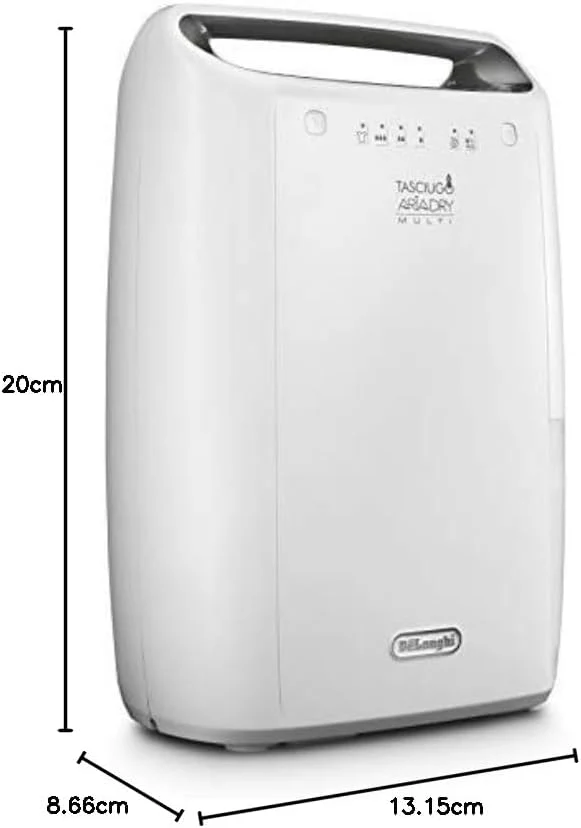 DeLonghi Tasciugo AriaDry 12 Litre Multi Dehumidifier - White || DEX212SF - Image 8