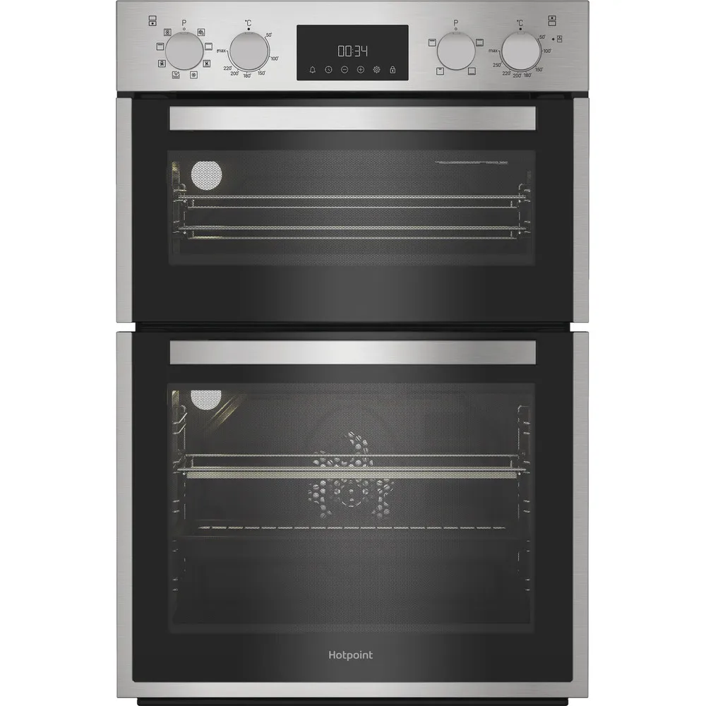 Hotpoint 89cm Built In Double Multifunction Oven with Catalytic Liners | DIH82DIX