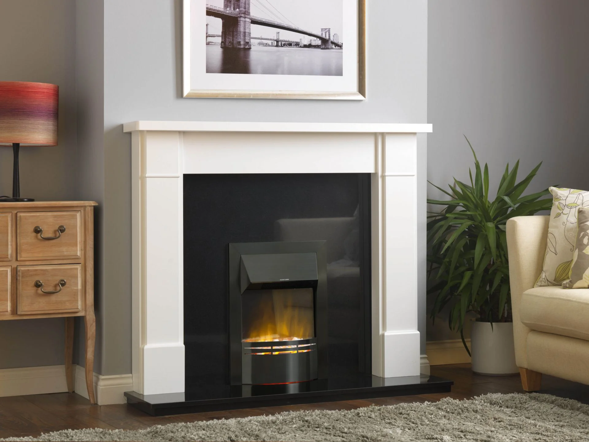 DIMPLEX Dakota Optiflame Inset Electric Fire - Black | DKT20BL - Image 3