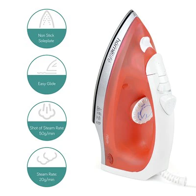Lloytron HomeLife 1200w Steam Iron - Non-Stick Soleplate | E7304 - Image 3