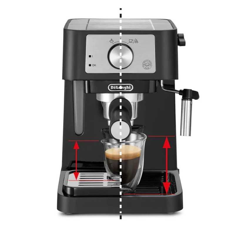 *OPEN BOX* DELONGHI Stilosa Espresso & Cappuccino Coffee Maker - Black | EC260.BK - Image 5