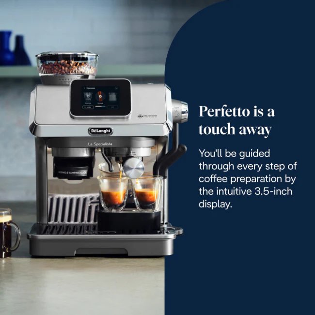 DeLonghi La Specialista Touch Coffee Maker - Grey | EC9455.M - Image 9