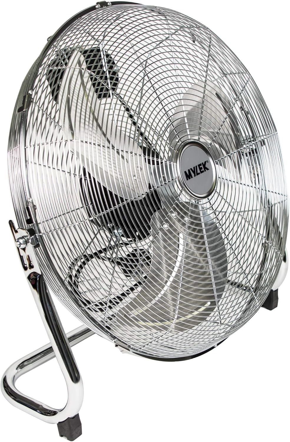 *OPEN BOX* Mylek 18″ High Velocity Floor Fan - Chrome | MYHV18 - Image 2