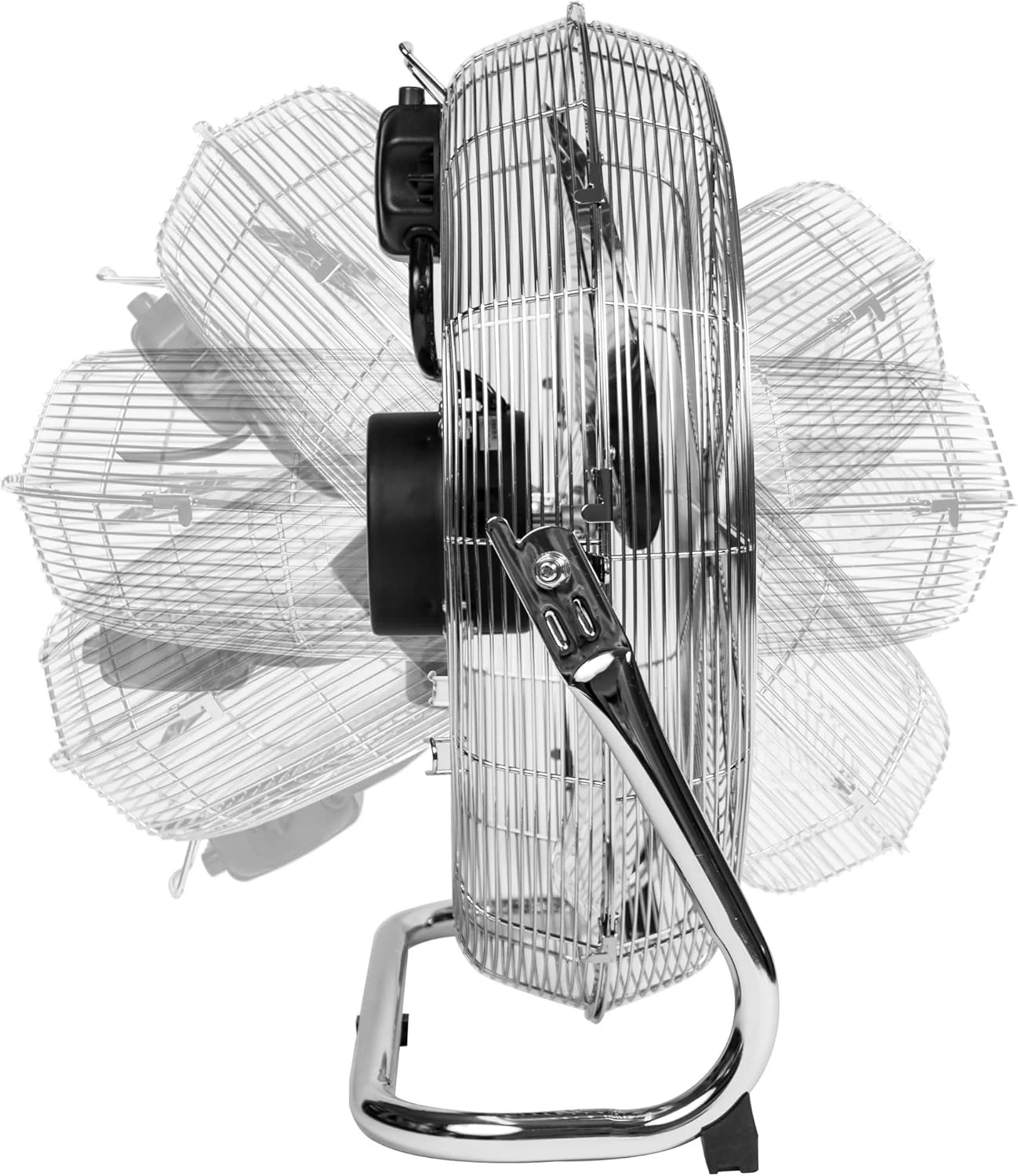 *OPEN BOX* Mylek 18″ High Velocity Floor Fan - Chrome | MYHV18 - Image 5