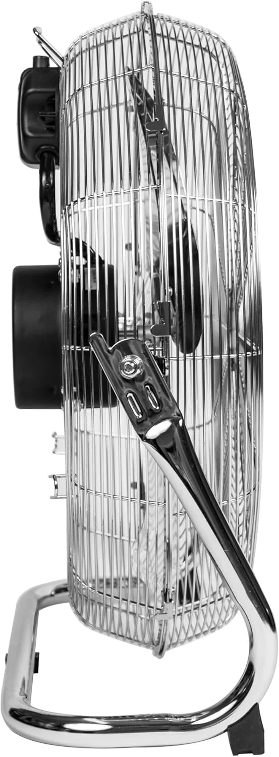 *OPEN BOX* Mylek 18″ High Velocity Floor Fan - Chrome | MYHV18 - Image 8