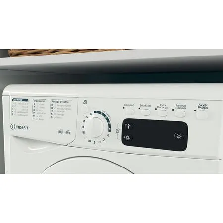 Indesit 8/6kg 1400 Spin Freestanding Washer Dryer - White || EWDE861483WUK - Image 3