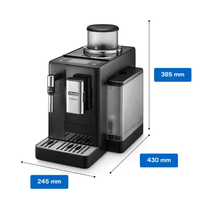 *OPEN BOX* Delonghi Rivelia Coffee Machine - Onyx Black | EXAM440.35.B - Image 6