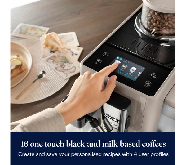 DELONGHI Rivelia Automatic Coffee Maker - Beige | EXAM440.55.BG - Image 7