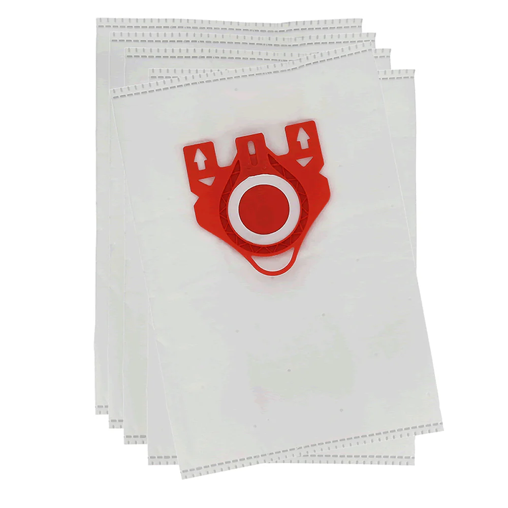 Vacspare Miele Microfibre Vacuum Pack of 5 FJM Bags Red | EXSVAC331 - Image 2