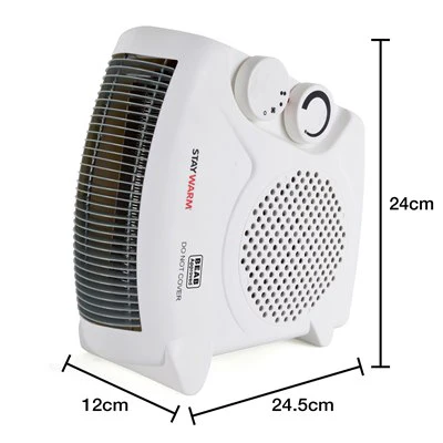 StayWarm 2000w Upright / Flatbed Fan Heater - White | F2003WH - Image 4