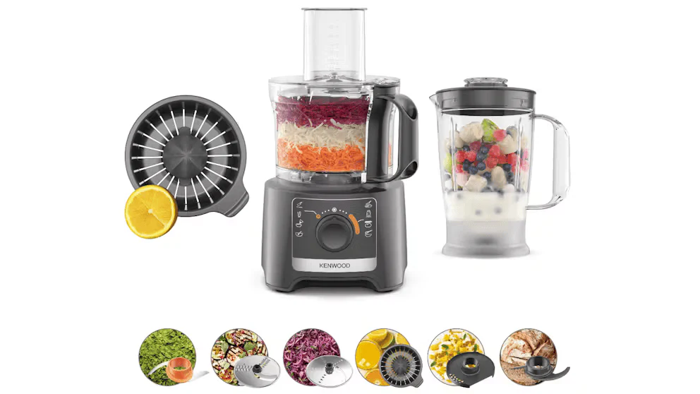 KENWOOD MultiPro Compact Food Processor & Blender | FDP31.170GY - Image 7