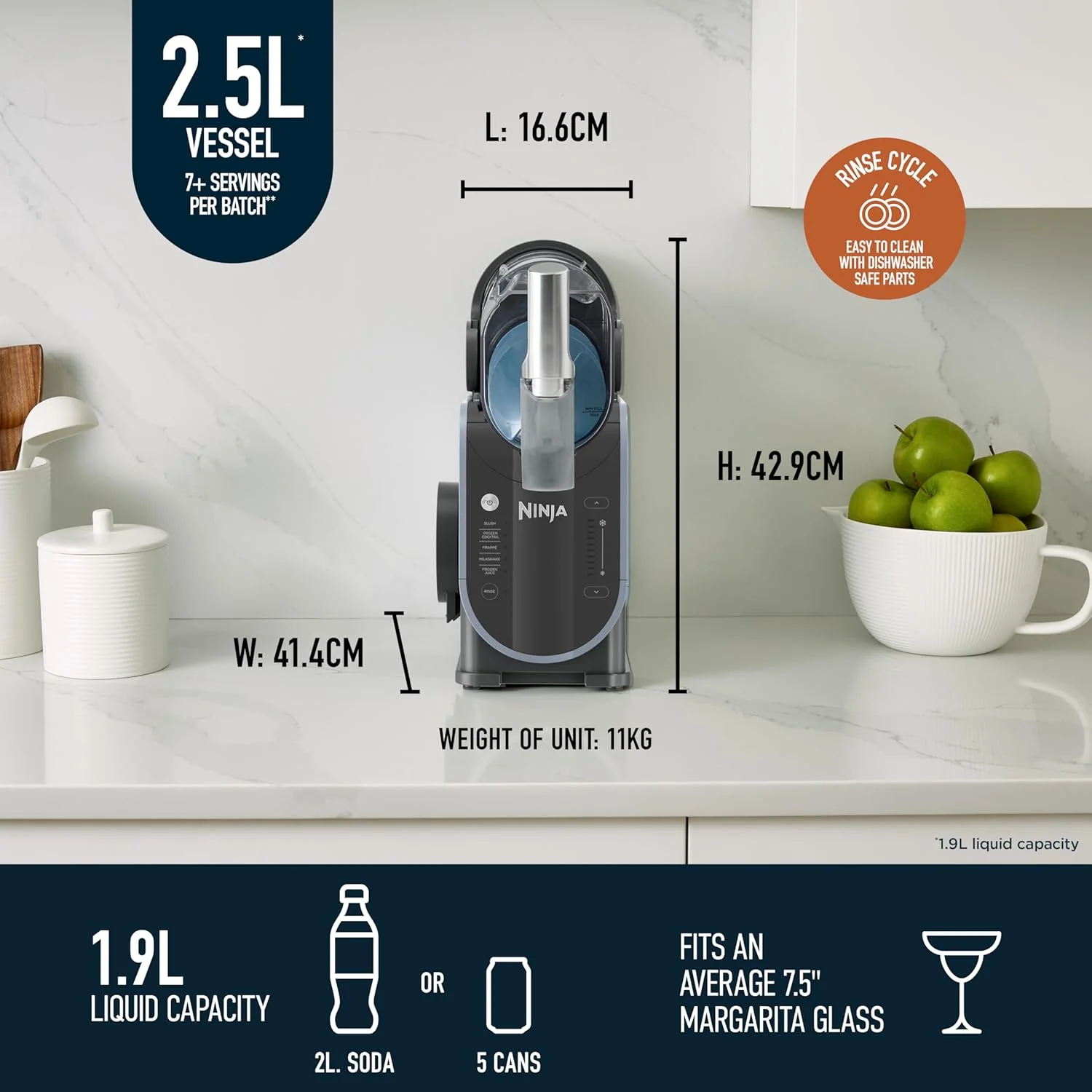 NINJA SLUSHi Frozen Drink Maker | FS301UK - Image 6