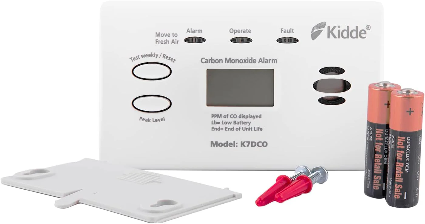 Kidde 7DCO Ten Year Life Carbon Monoxide Alarm with Digital Display | FSK7DCO - Image 6