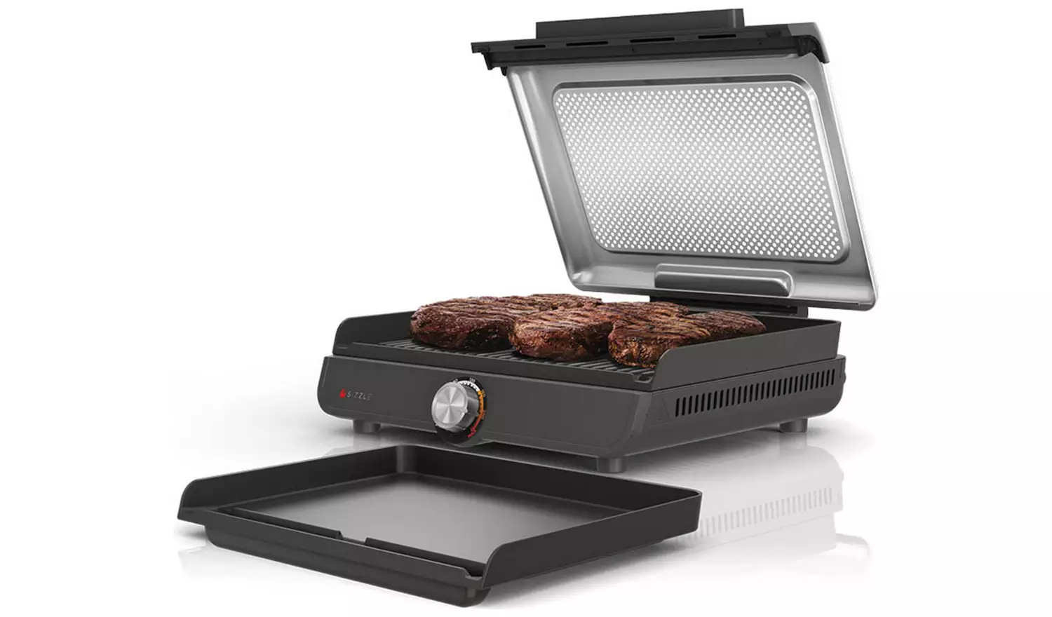NINJA Sizzle Low Smoke Indoor Grill & Flat Plate | GR101UK - Image 3