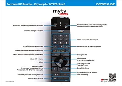 Formuler Remote Controle Bluetooth Voice Remote | GTV-BT1 - Image 5