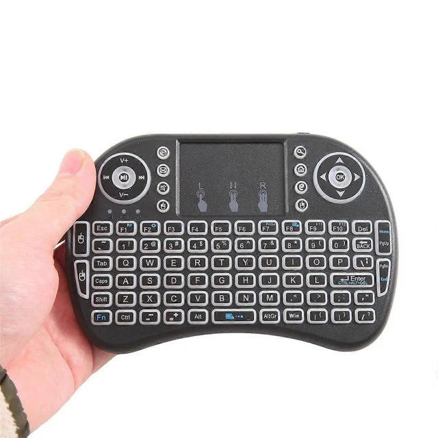 I8 Mini Wireless Keyboard 2.4G Wireless Keyboard and Mouse,for Laptop TV BOX Touchpad USB Remote - Black | GXK0811 - Image 4