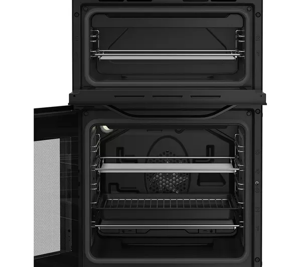 Hotpoint 50cm Freestanding Electric Double Cooker with Ceramic Hob β Black | HDE5VDCB - Image 4