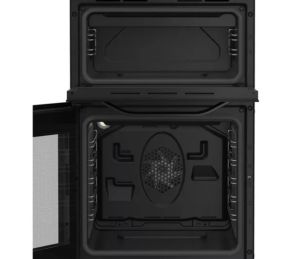 Hotpoint 50cm Freestanding Electric Double Cooker with Ceramic Hob β Black | HDE5VDCB - Image 6
