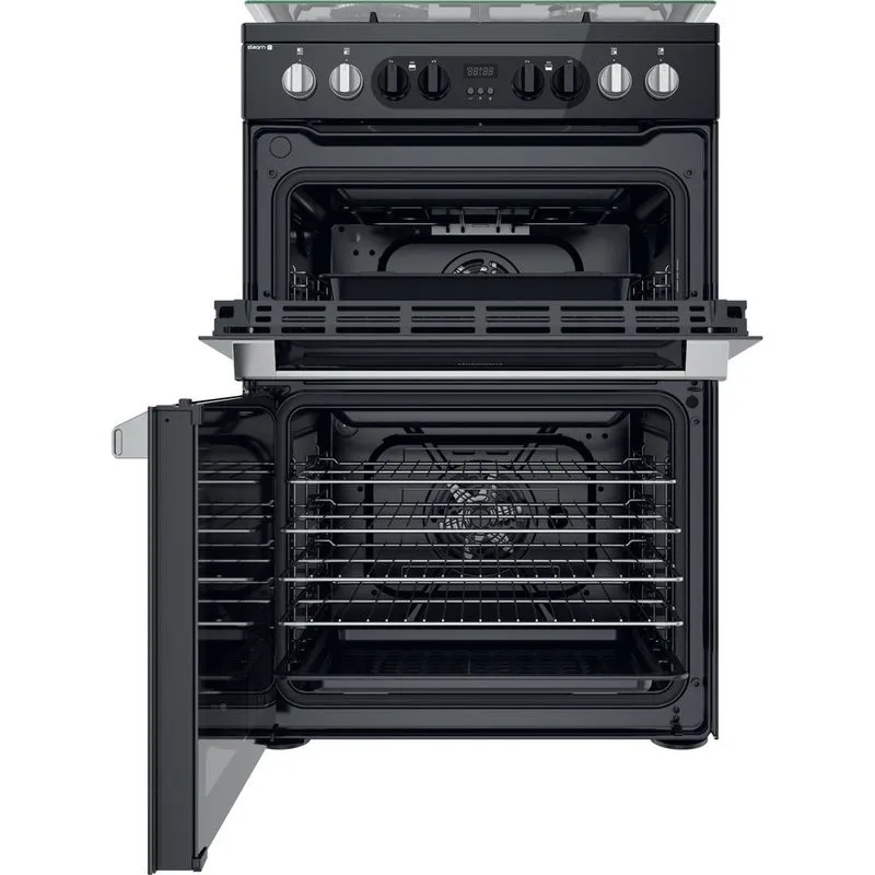 *OPEN BOX* Hotpoint 60cm Dual Fuel Cooker - Black || HDM67G8CCB/UK - Image 11