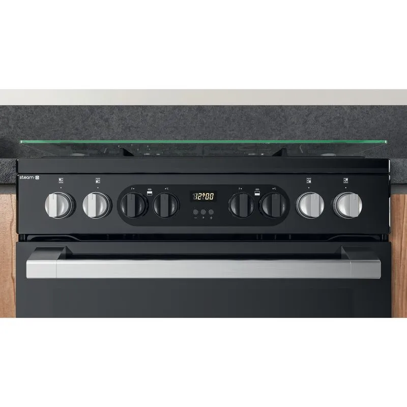 *OPEN BOX* Hotpoint 60cm Dual Fuel Cooker - Black || HDM67G8CCB/UK - Image 6