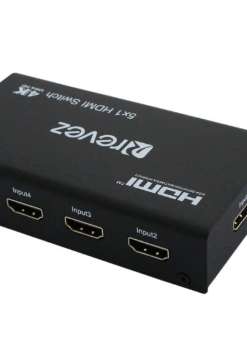 Revez HDMI Switch 5 in 1 Out with Remote | HDS5-4K - Image 4