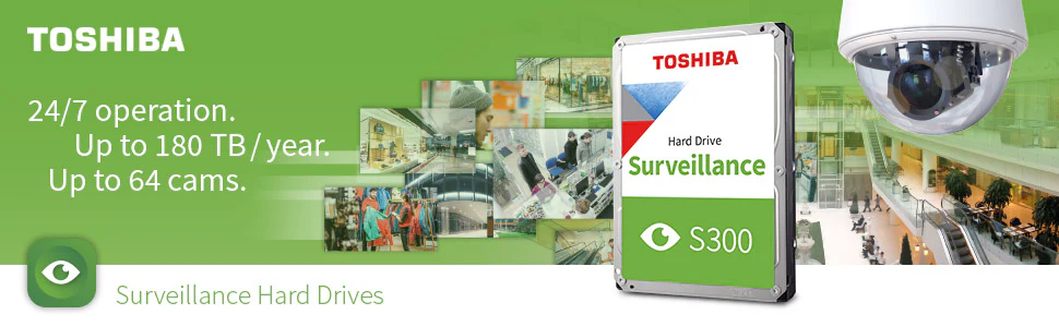 *OPEN BOX* TOSHIBA 2TB S300 Surveillance Internal HDD | HDWT720UZSVA - Image 3