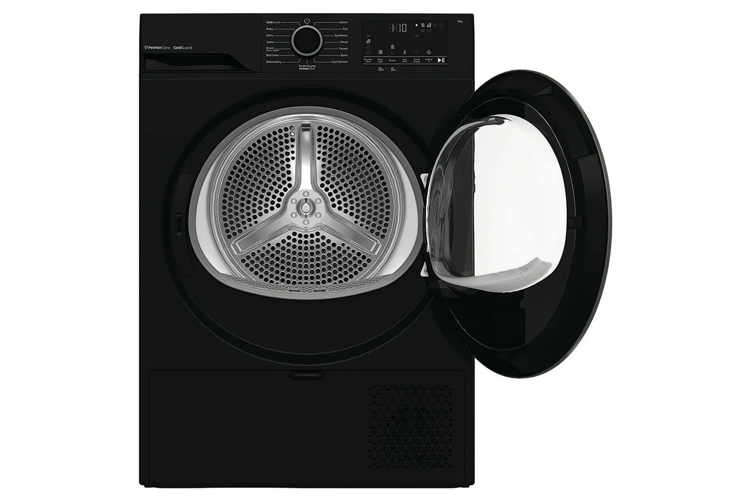 Hotpoint 9kg Freestanding Heat Pump Tumble Dryer with ColdGuard Technology - Black | HHDD90BBIRE - Image 2