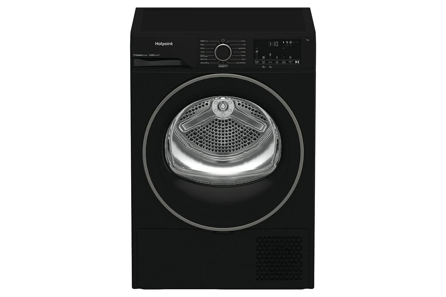 Hotpoint 9kg Freestanding Heat Pump Tumble Dryer with ColdGuard Technology - Black | HHDD90BBIRE - Image 3