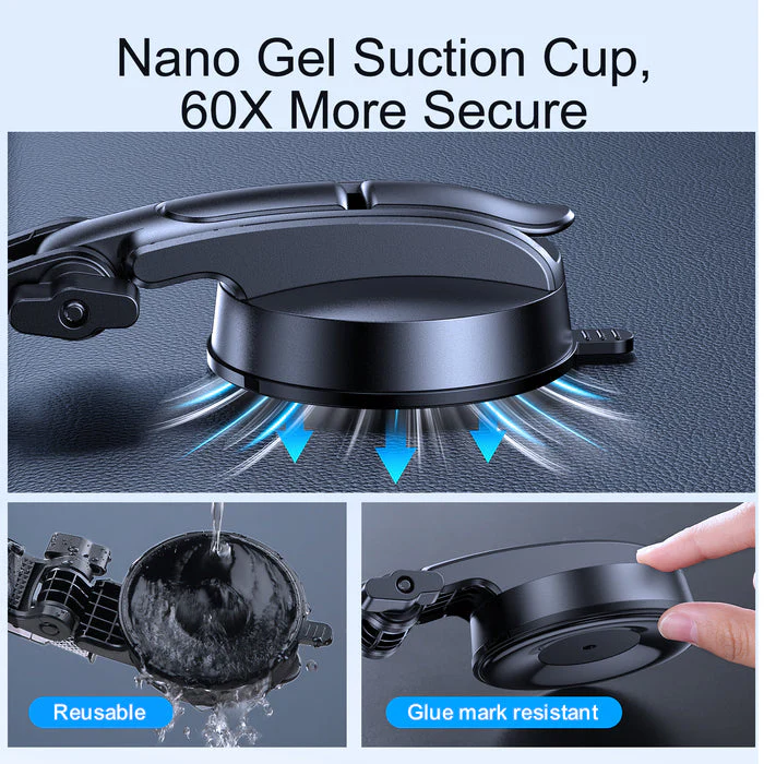 Joyroom 360 Degrees Adjustable Car Phone Holder Telescopic Arms Mount | JR-ZS283 - Image 9
